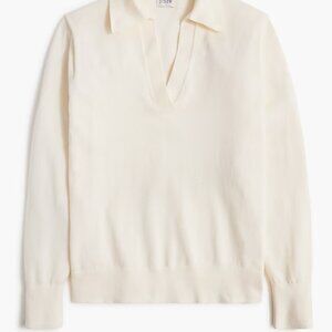 J. CREW Cotton Long sleeve Polo top